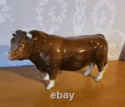 BESWICK Collectors' Club LIMOUSIN BULL model 2463B Limited Edition 1998