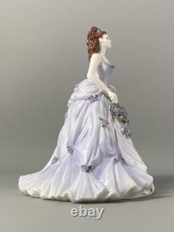 BOXED Coalport English Rose Collection Lilac Time 2000 Limited Edition Figurine