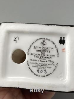 BOXED Royal Doulton Archives The Swimmer Limited Edition Art Deco Figurine c2000