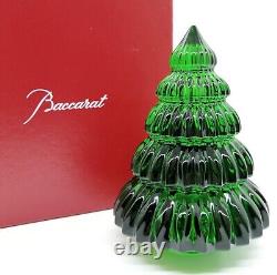 Baccarat Christmas Tree Crystal Figurine 2023 Limited Edition Enchanting Green