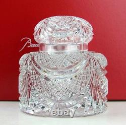 Baccarat Extremely Rare Large Flaubert Inkwell 1764303 Clear Crystal Ltd 300 New