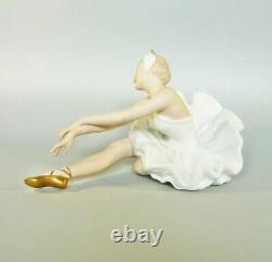 Ballerina White Porcelain Figurine Wallendorf Germany LIMITED EDITION Ultra Rare