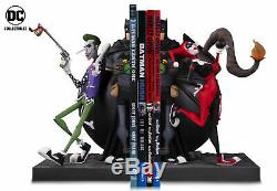 Batman Joker and Harley Bookends Statue Limited Edition 9