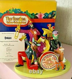 Beatles Coalport China Sgt Pepper's Lonely Hearts Club Band Ltd Edition Boxed