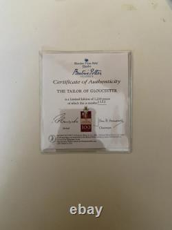 Beatrix Potter Limited Edition Figurine. The Tailor Of Gloucester A3101 422/1250