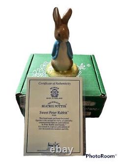 Beatrix Potter Sweet Peter Rabbit Beswick limited edition Boxed & Certificate