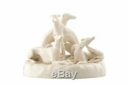 Belleek 160th Anniversary group Of Grey Hounds, Limited Edition 50