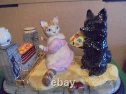 Beswick Beatrix Potter DUCHESS AND RIBBY Tableau Figurine Ltd Ed + COA