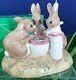 Beswick Beatrix Potter Flopsy Mopsy And Cotton-tail Ltd Edition Tableaux Rare
