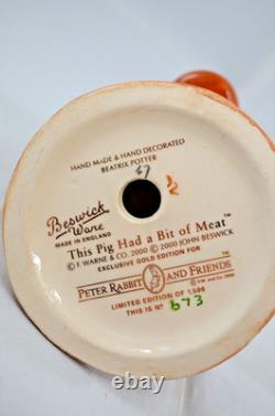 Beswick Beatrix Potter Limited Edition This Pig Had A Bit Of Meat