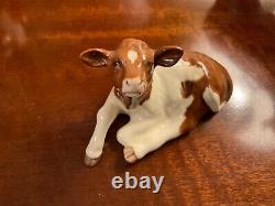 Beswick Collectors Club Very Ltd Edition Red Friesian Family Cow, Calf And Bull