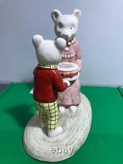 Beswick HAPPY BIRTHDAY RUPERT BEAR Royal Doulton Limited Edition Figurine RARE