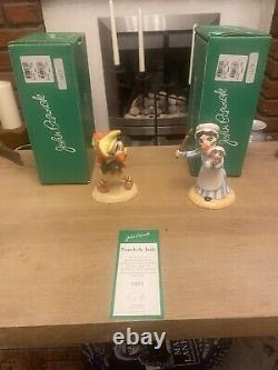 Beswick punch and judy limited edition figures With Certificates And Boxed