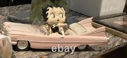 Betty Boop In Pink Cadillac Figurine Limited Edition