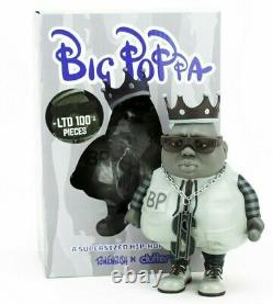 Big Poppa MC Monotone Edition Limited Edition Toy 1/100 Ron English x Clutter