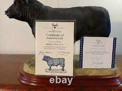 Border Fine Arts'Aberdeen Angus Bull' (Large Crewdson Model) Ltd. Ed. 497/750