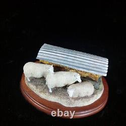 Border Fine Arts Autumn Hay BO419 Limited Edition Sheep Figurine -Ear Damage