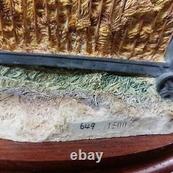 Border Fine Arts Autumn Hay BO419 Limited Edition Sheep Figurine -Ear Damage