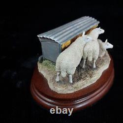 Border Fine Arts Autumn Hay BO419 Limited Edition Sheep Figurine -Ear Damage