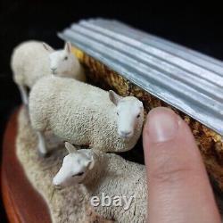 Border Fine Arts Autumn Hay BO419 Limited Edition Sheep Figurine -Ear Damage