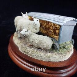 Border Fine Arts Autumn Hay BO419 Limited Edition Sheep Figurine -Ear Damage