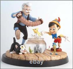 Border Fine Arts Disney a Moment in Time Pinocchio & Geppetto LTD ED