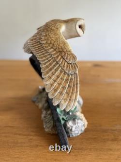 Border Fine Arts Evening Flight Barn Owl Limited Edition Figurine