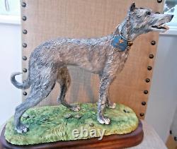 Border Fine Arts Figurine Limited Edition Lurcher Dog No. 85 / 500 with Cert