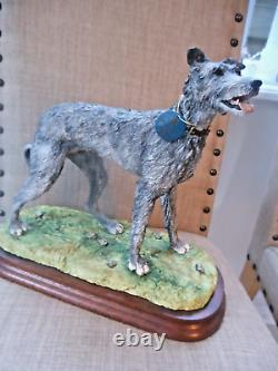 Border Fine Arts Figurine Limited Edition Lurcher Dog No. 85 / 500 with Cert