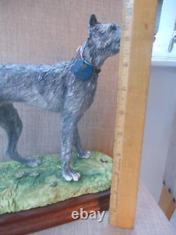 Border Fine Arts Figurine Limited Edition Lurcher Dog No. 85 / 500 with Cert
