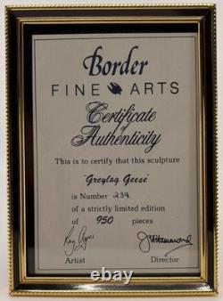 Border Fine Arts Greylag Geese (239/950) Limited Edition Figurine Boxed