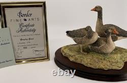 Border Fine Arts Greylag Geese (239/950) Limited Edition Figurine Boxed
