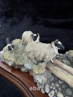 Border Fine Arts Limited Edition Sheepdog and Shepherd Figurine Resin Country