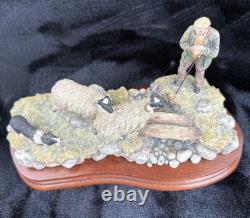 Border Fine Arts Limited Edition Sheepdog and Shepherd Figurine Resin Country