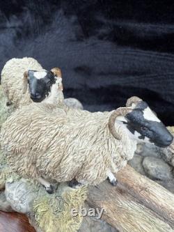Border Fine Arts Limited Edition Sheepdog and Shepherd Figurine Resin Country