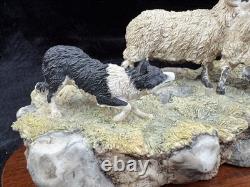 Border Fine Arts Limited Edition Sheepdog and Shepherd Figurine Resin Country