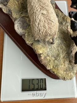 Border Fine Arts Limited Edition Sheepdog and Shepherd Figurine Resin Country