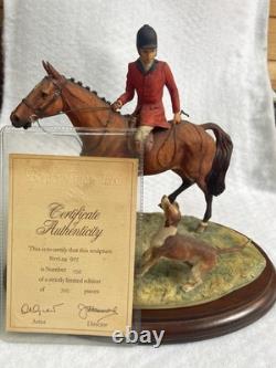 Border Fine Arts Moving Off Limited Edition Figurine hunting/working dog