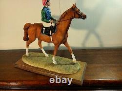 Border Fine Arts'On Parade' Racehorse Walking (Chestnut) Ltd. Edit. 133/950