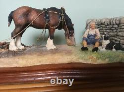 Border Fine Arts'Ploughmans Lunch' Model No B0090B Limited Edition 487-1750