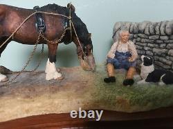 Border Fine Arts'Ploughmans Lunch' Model No B0090B Limited Edition 487-1750