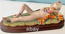 Border Fine Arts Relaxing Clown 1984 Ben Black Ltd Ed 1650/2500 Scotland