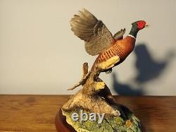 Border Fine Arts'Taking Flight' Limited Edition 1462/2500 Brace of Pheasants