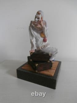 Border Fine Arts The Party's Over Clown Sat On Suitcase Limited Edition Figurine