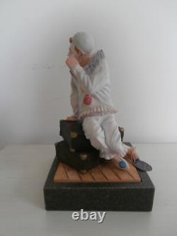 Border Fine Arts The Party's Over Clown Sat On Suitcase Limited Edition Figurine