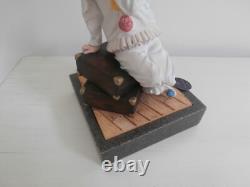 Border Fine Arts The Party's Over Clown Sat On Suitcase Limited Edition Figurine