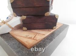 Border Fine Arts The Party's Over Clown Sat On Suitcase Limited Edition Figurine