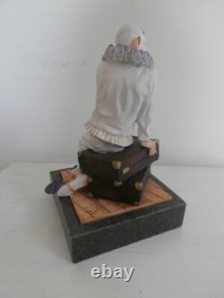 Border Fine Arts The Party's Over Clown Sat On Suitcase Limited Edition Figurine