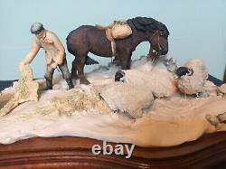 Border Fine Arts'Winter Feeding' Model No JH10 Limited Edition 267/1250