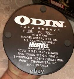 Bowen Designs Marvel Odin Faux Bronze Limited Edition Statue #195/300 MINT